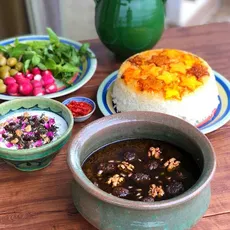 سبزی محلی سرخ شده انار بیج 250 گرمی