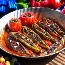 بادمجان شکم پر (4-5نفر)