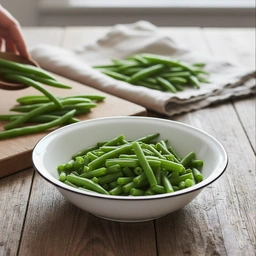 لوبیا سبز بلانچ‌شده (500گرم)