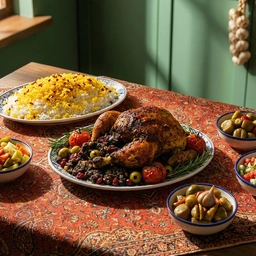 موادشکم پر(سبزی،رب انار،گردو)(250گرم)