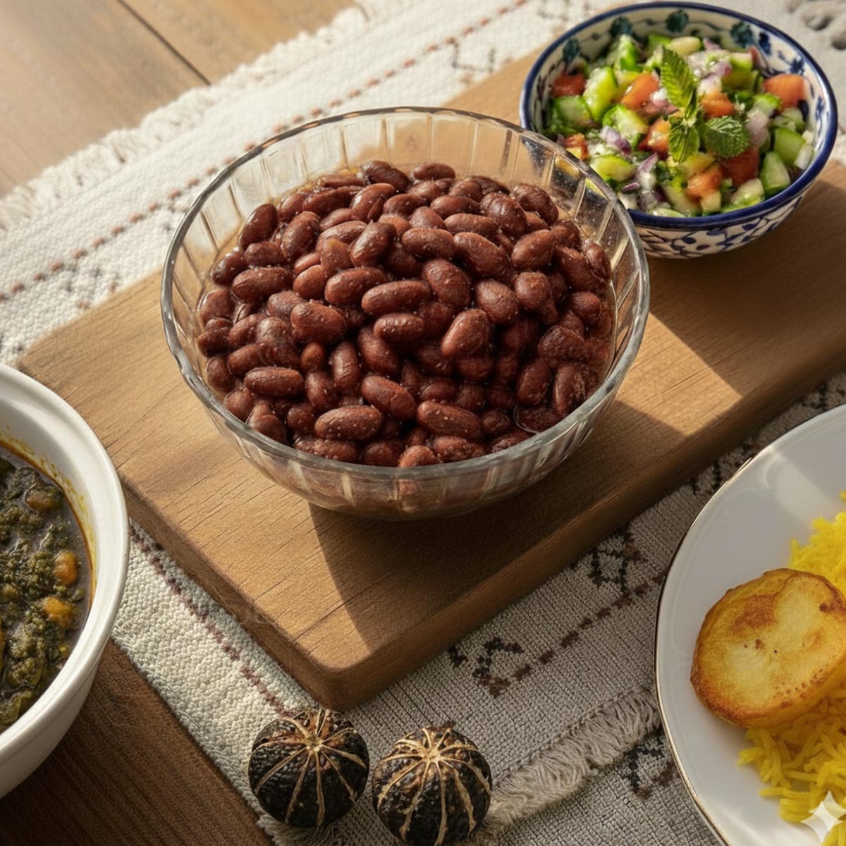 لوبیا قرمز پخته محلی خمین (۷۰۰گرمی)